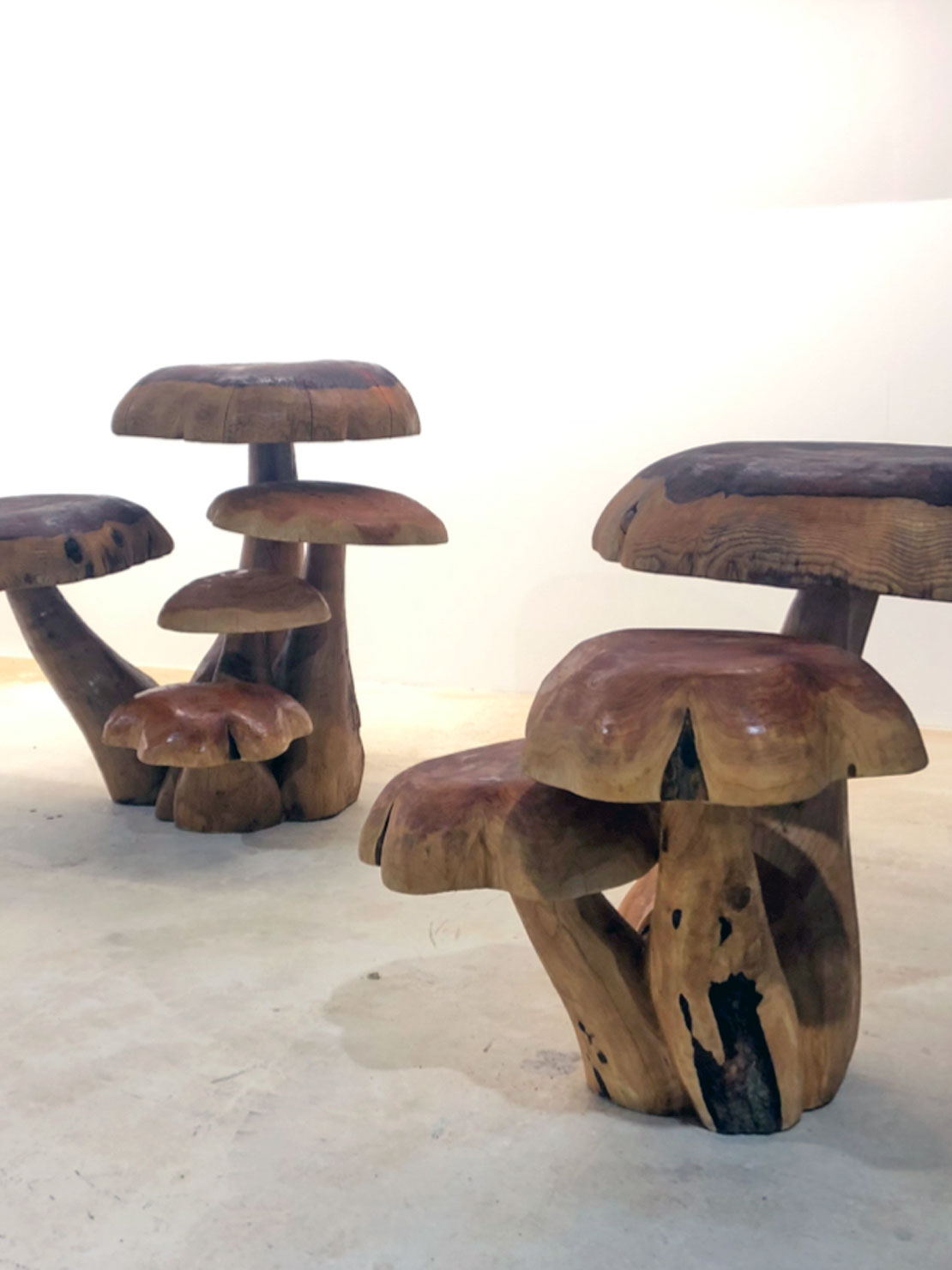 Giant Mushroom carvings