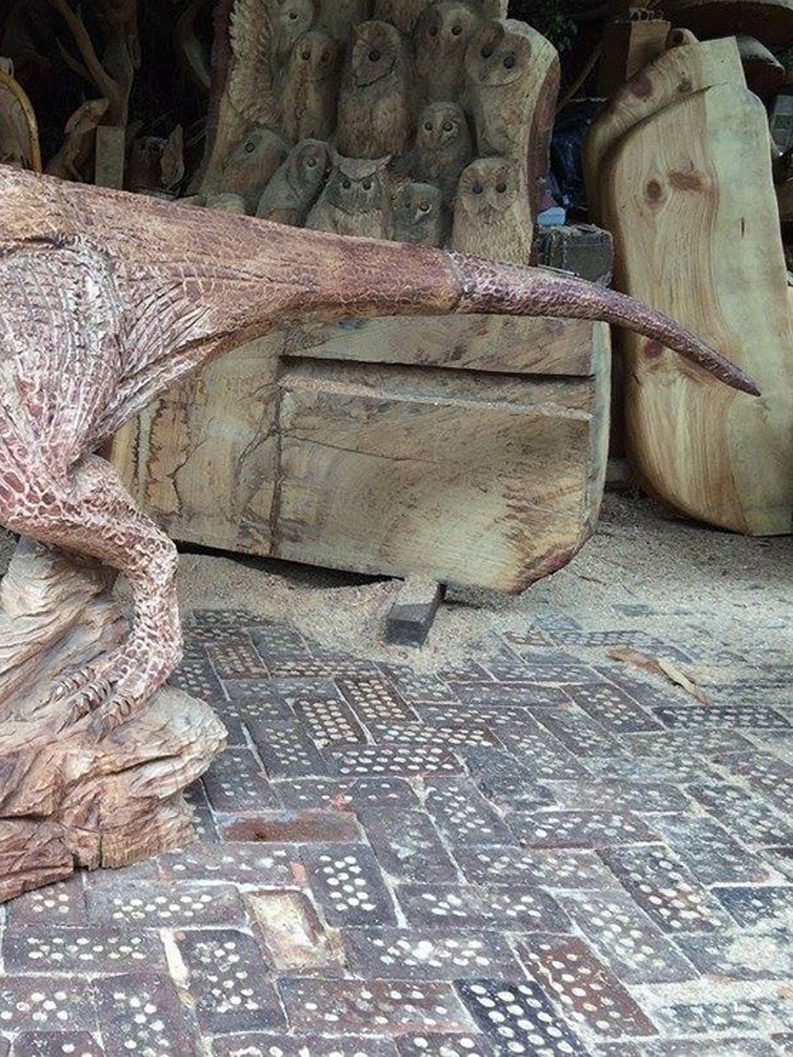 Tyrannosaurus Rex Sculpture by Matthew Crabb