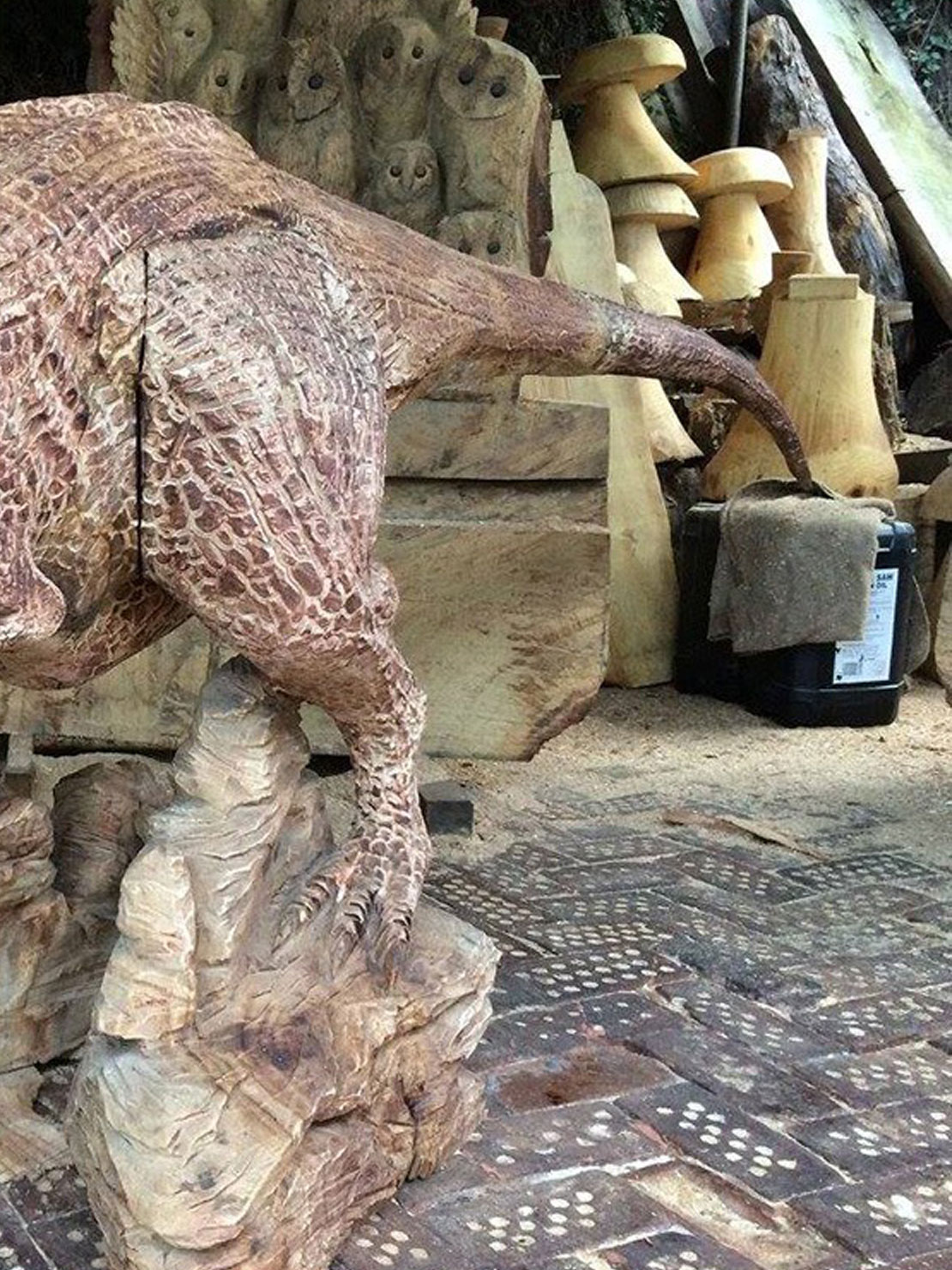 Tyrannosaurus Rex Sculpture by Matthew Crabb