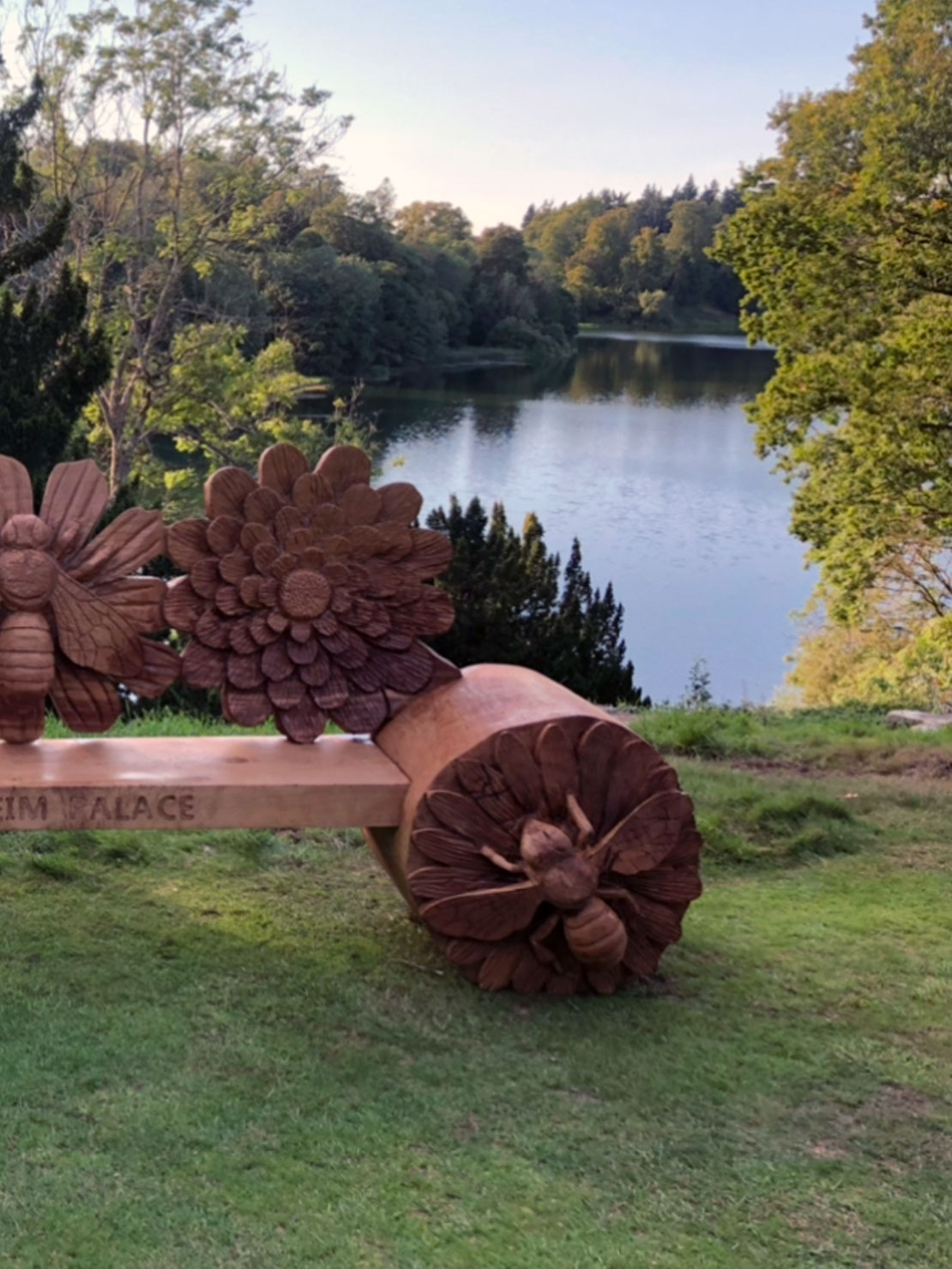 Bee bench at Blenheim Palace