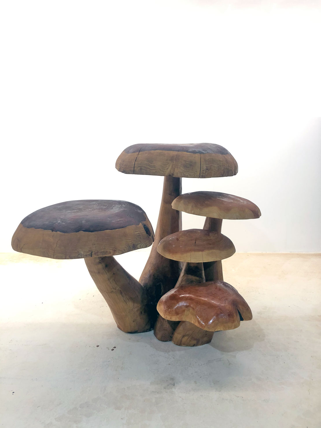 Giant Mushroom carvings