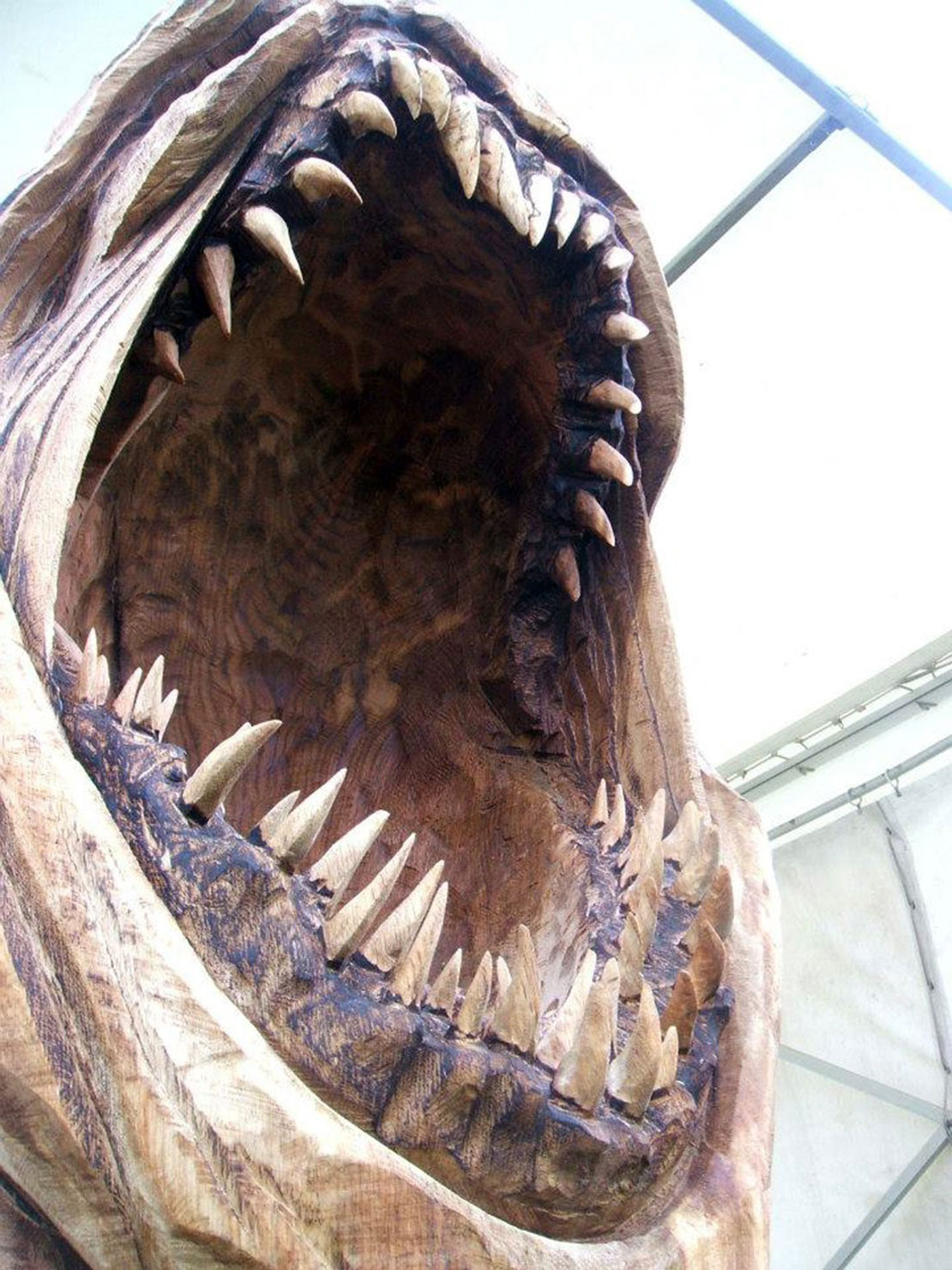 Kraken rising sculpture