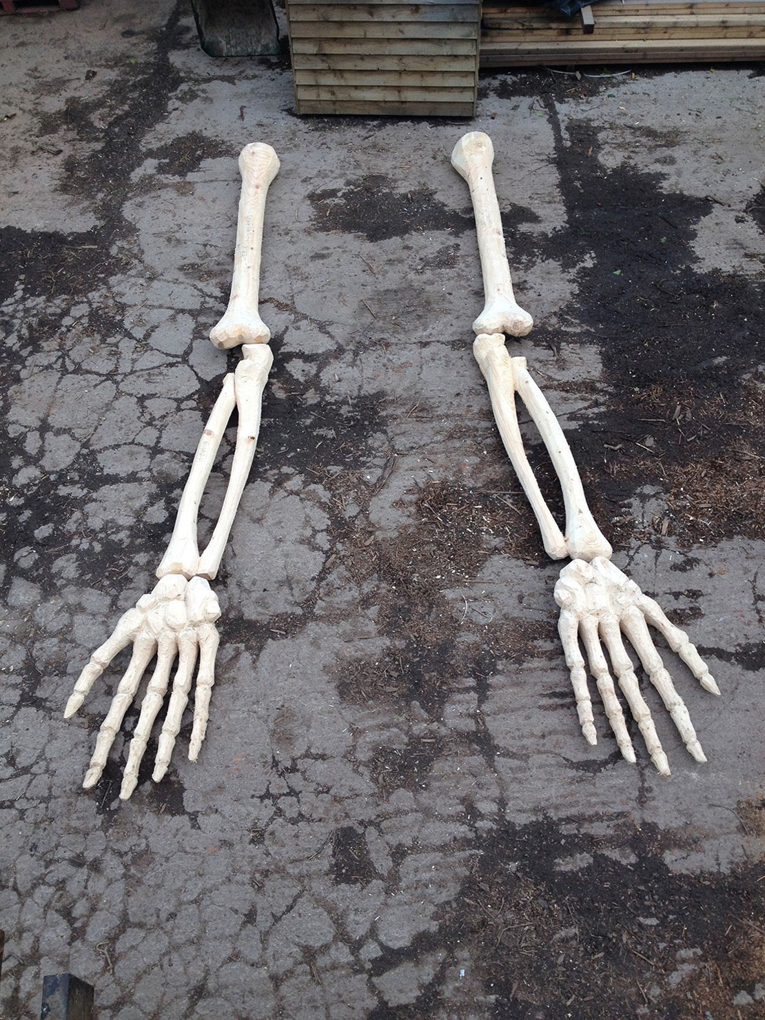 Skeleton Commission for D*Face by Matthew Crabb