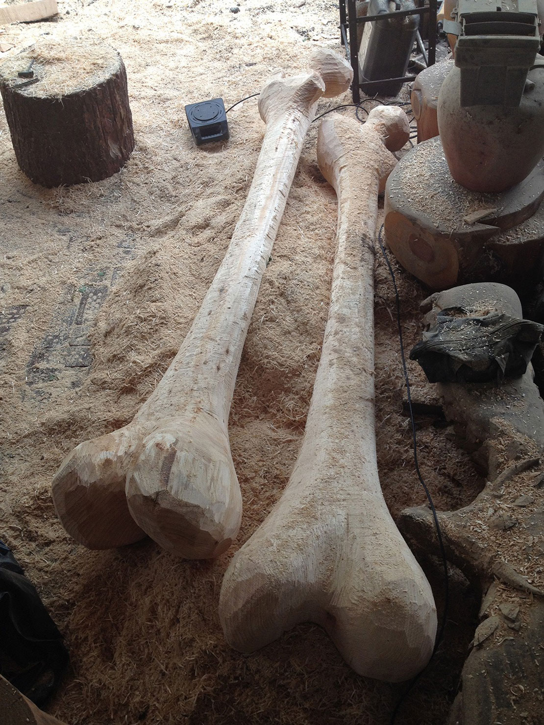 Skeleton Commission for D*Face by Matthew Crabb