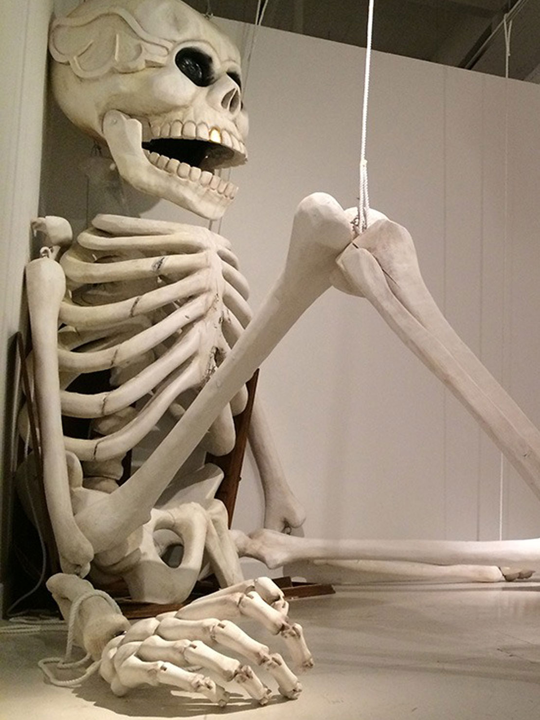 Skeleton Commission for D*Face by Matthew Crabb