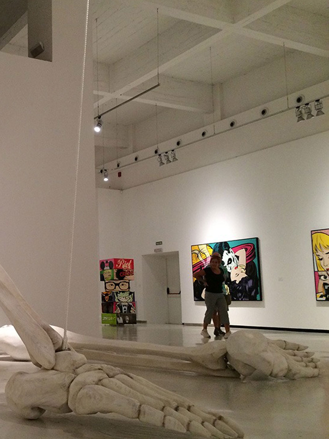 Skeleton Commission for D*Face by Matthew Crabb