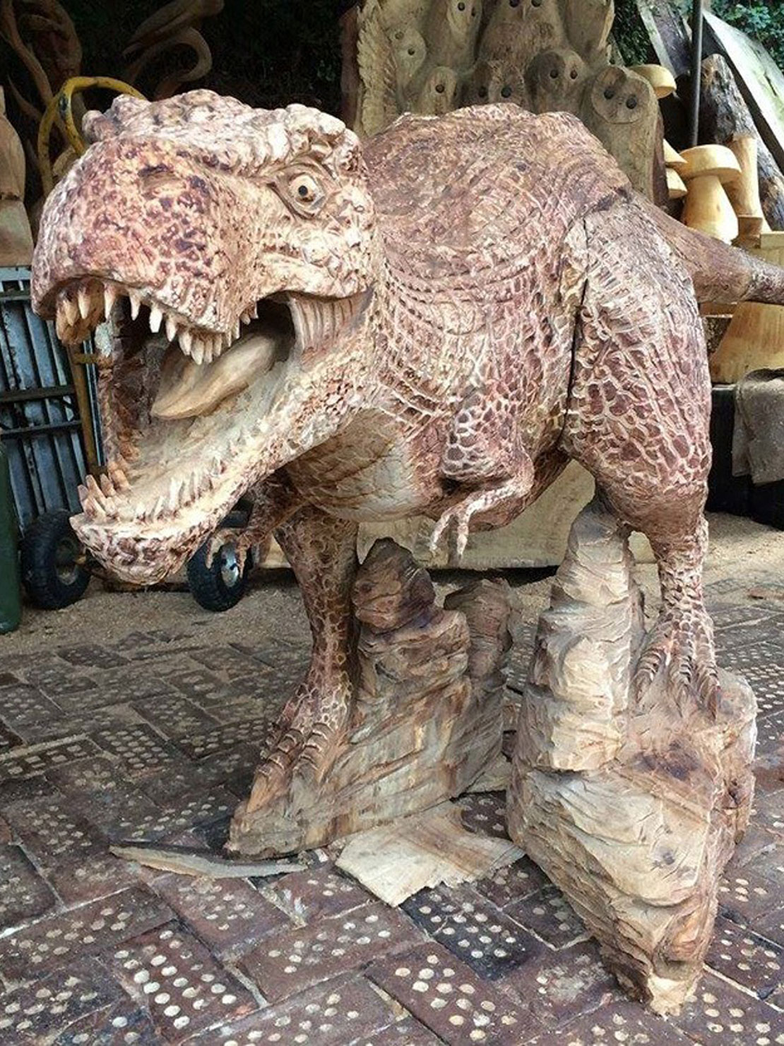 Tyrannosaurus Rex Sculpture by Matthew Crabb Tyrannosaurus Rex Sculpture by Matthew Crabb